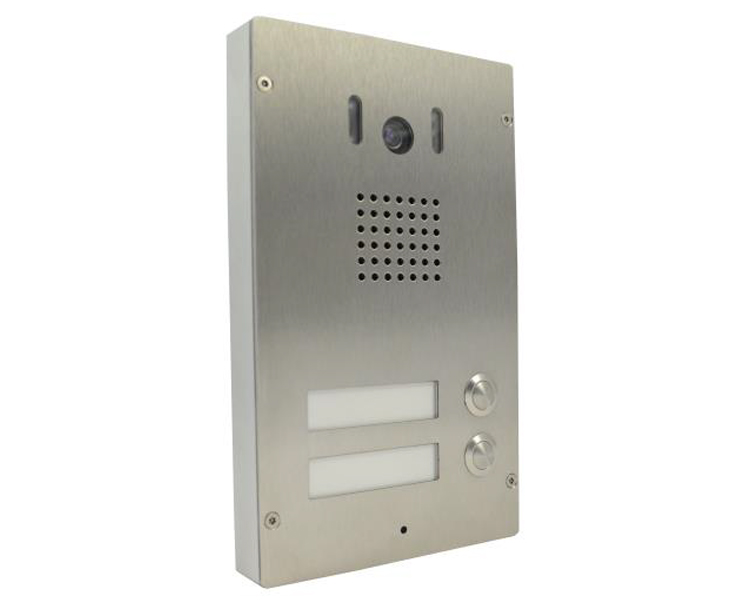 Alphatech IP BOLD 65 T2C Video Door Entry System with Two Call Buttons, Colour Camera and Flush Mount (230522)